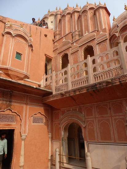 Im Palast der Winde in Jaipur