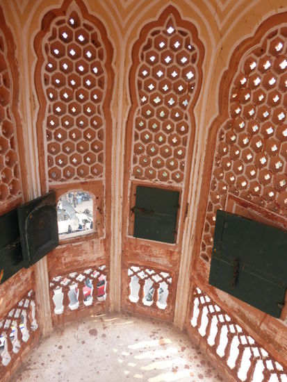Im Palast der Winde in Jaipur