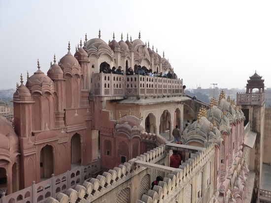 Im Palast der Winde in Jaipur