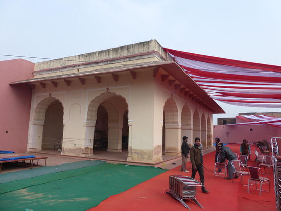 Vorbereitungen für ein großes Fest im Jaigarh Fort