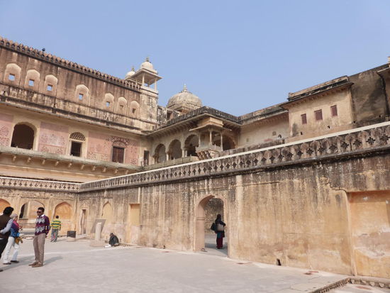 Der Palast von Man Singh I. im Amber Fort