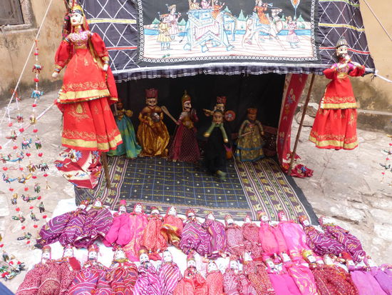 Puppentheater im Amber Fort