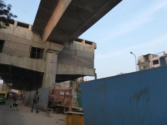 U Bahn Bau in Jaipur