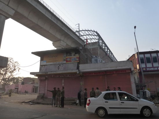 U Bahn Bau in Jaipur