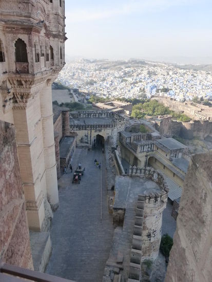 Blick vom  Meherangarh Fort auf Jodhpur