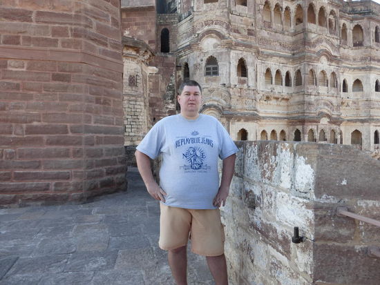 Ich im Meherangarh Fort