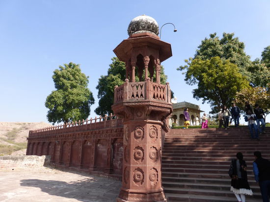 Eingangsbereich Jaswant Thada Grab