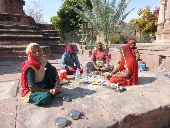 Mandore wie man sieht auch ein beliebtes Ausflugsziel