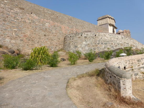 In der  Festung Kumbhalgarh