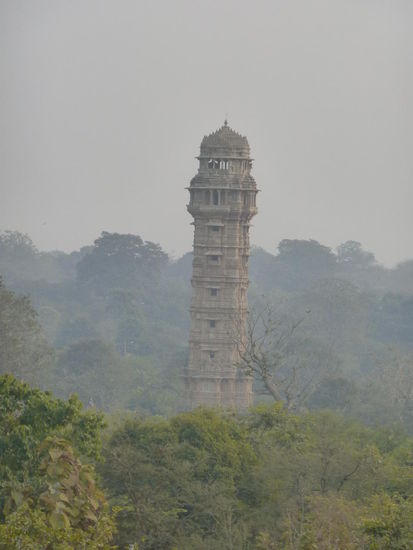 Siegesturm in der  Festung Chittorgarh