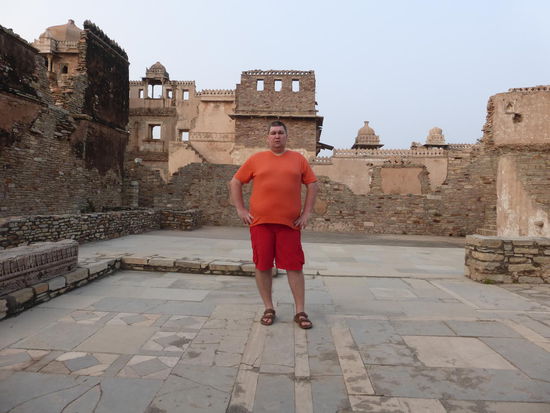 Ich nochmal in der Festung Chittorgarh