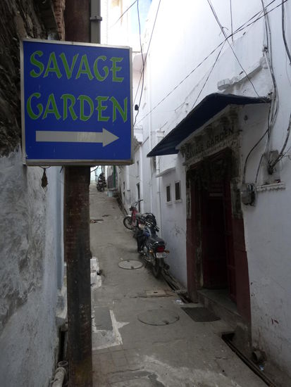 Am zweiten Tag ging ich hier ins Savage Garden essen etwas versteckt aber das Essen war gut