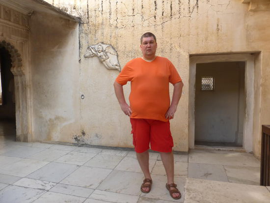 Ich im Palast Museum Udaipur