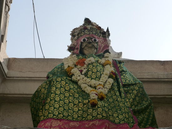 Götterfigur im Jagdish Tempel in Udaipur