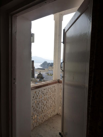 Blick aus meinem Zimmer auf Pichola See