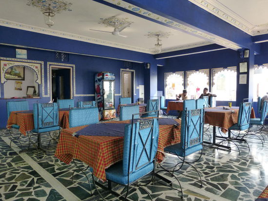 Das Hotel Restaurant auf dem Dach