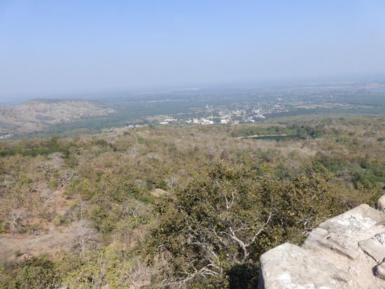 Blick über den Champaner - Pavagadh Park
