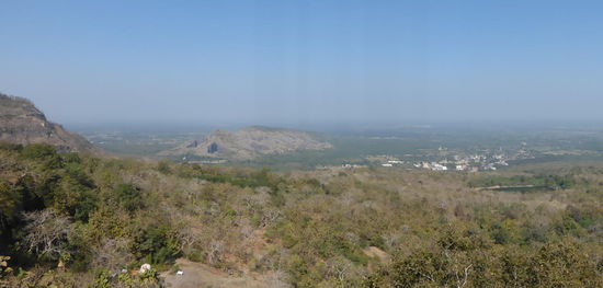 Blick vom Saat Kaman über den Champaner - Pavagadh Park
