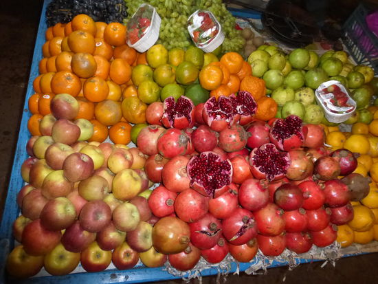Obststand in Bhopal