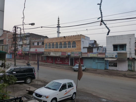 Blick aus meinem Zimmer in Bhopal