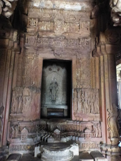Im Lakshmana Tempel in Khajuraho