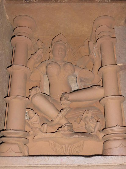Im Lakshmana Tempel in Khajuraho