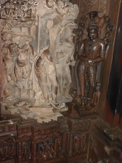 Im Chitragubta Tempel in Khajuraho