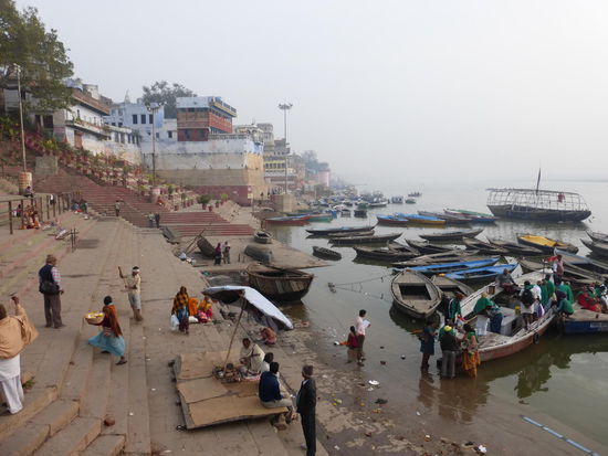 An den Ghats von Varanasi