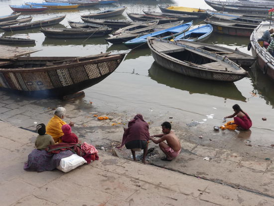 An den Ghats von Varanasi
