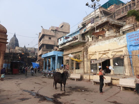 Am Manikarnika Ghat einer der Hauptverbrennungsplätze