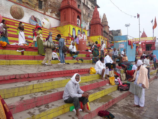 An den Ghats von Varanasi