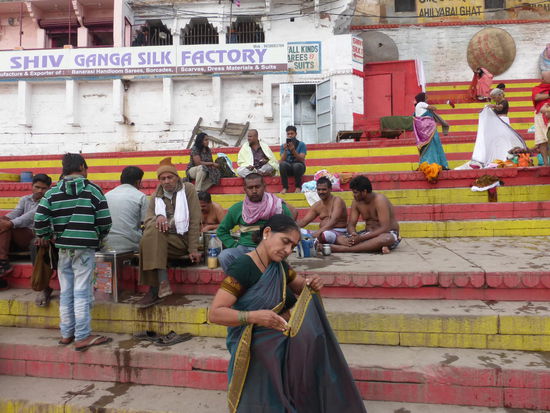 An den Ghats von Varanasi