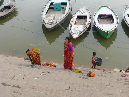 An den Ghats von Varanasi