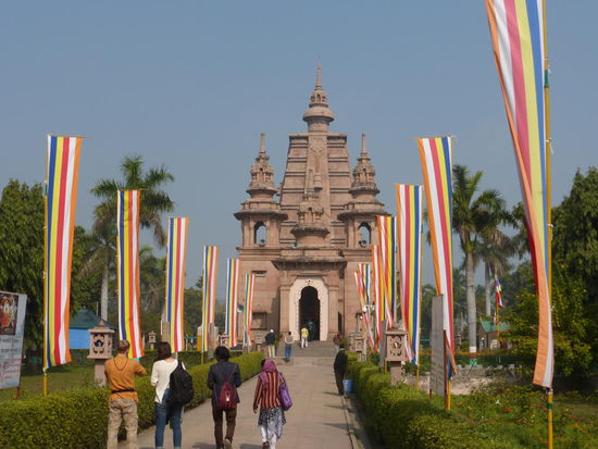Tempel Mula Gandhakuti Vihara in Sarnath