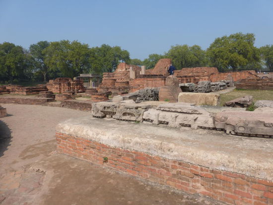 Blick auf den Hauptschrein in Sarnath