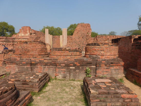 Blick auf den Hauptschrein in Sarnath