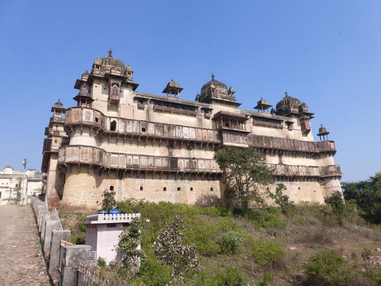 Orcha Palast von hinten