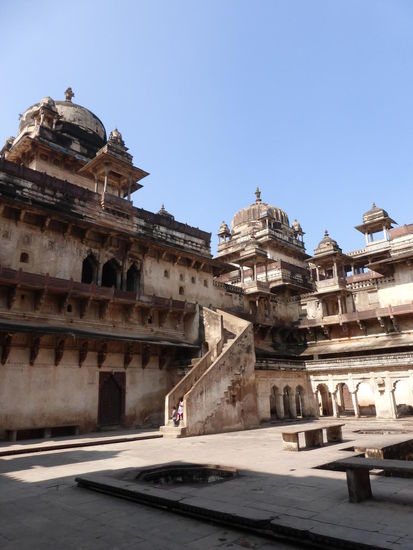 Innenhof Orcha Palast