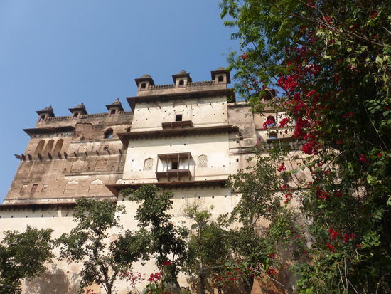Blick zurück zum Raj Mahal