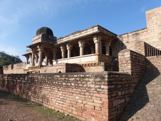 Oben angekommen am Fort Gwalior
