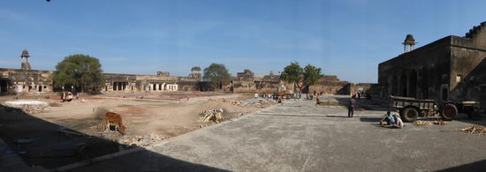 Blick ins Gujari Mahal im Fort Gwalior