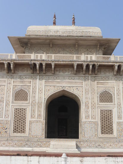 Dekoration am Mausoleum  Itimad Ud Daula