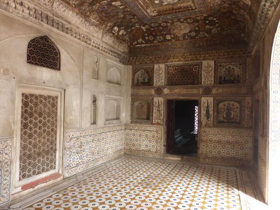 Dekoration im Mausoleum  Itimad Ud Daula