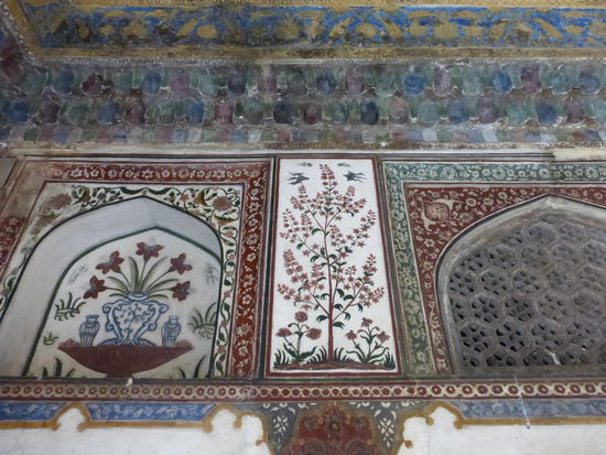 Dekoration im Mausoleum  Itimad Ud Daula