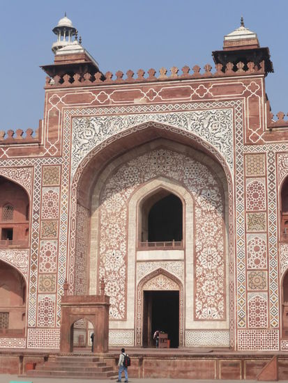 Eingangstor zum Akbar Mausoleum in Sikandra