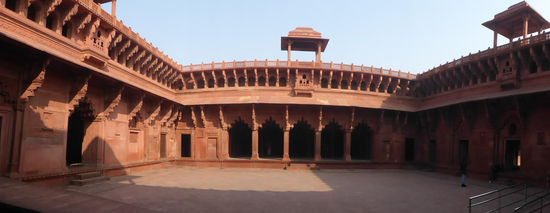 Innenhof Red Fort Agra