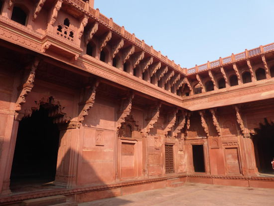 Innenhof Red Fort Agra