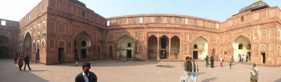 Innenhof Red Fort Agra