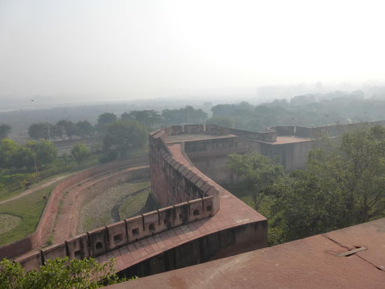 Blick vom Red Fort auf Umgebung