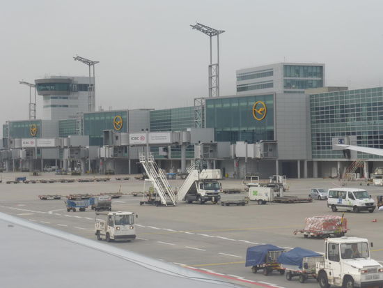 Ankunft in Frankfurt